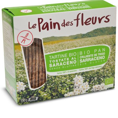 PAN DE FLORES BIO SARRACENO S/G 150GRAMOS