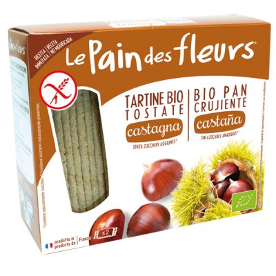 PAN DE FLORES CON CASTAÑAS BIO SIN GLUTEN  150 gr