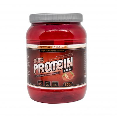 PROTEINA SOJA 100% FRESA 500 gr