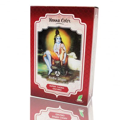 HENNA SUPER CAOBA OSCURO POLVO 100 GR