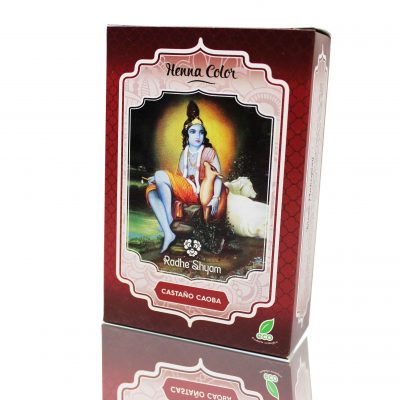 HENNA CASTAÑO CAOBA POLVO RADHE 100 GR