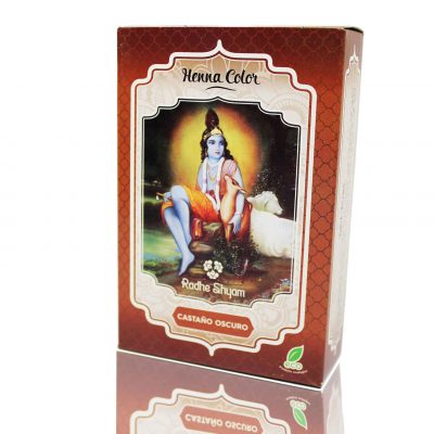 HENNA CASTAÑO OSCURO POLVO RADHE 100 GR