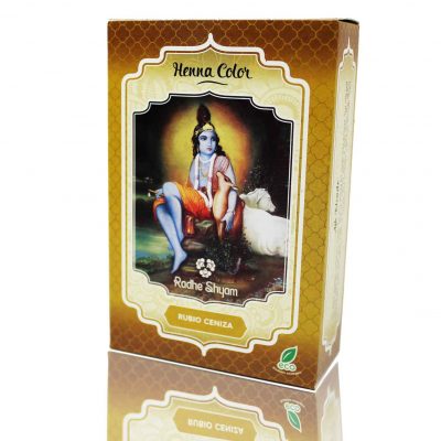 HENNA RUBIO CENIZA POLVO RADHE 100 GR