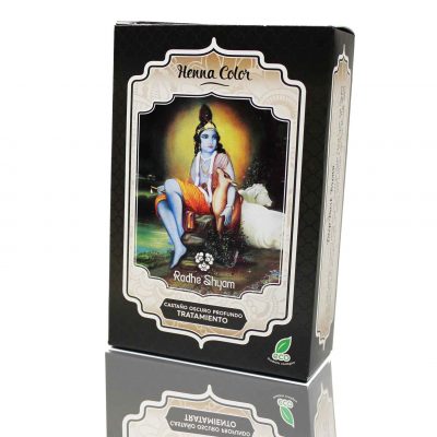 HENNA RADHE CASTAÑO OSCURO PROFUNDO TRATAM. 100 GR