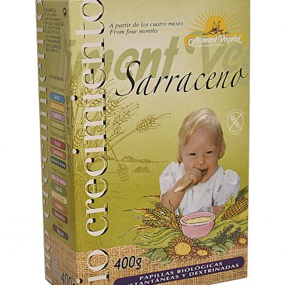BIOCRECIMIENTO PAPILLA  TRIGO SARRACENO 400 gr