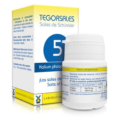 TEGORSALES 5 FOSFATO DE POTASIO 350 COMPRIMIDOS