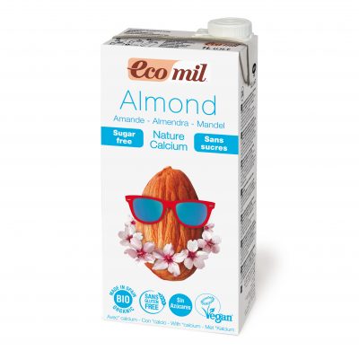 ECOMIL ALMOND NATURE CALCIO SIN AZUCAR 1L