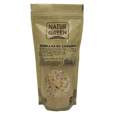 NATURGREEN SEMILLAS DE CAÑAMO BIO 400 GRS