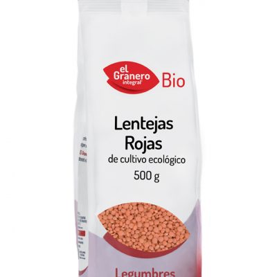 LENTEJAS ROJAS BIO 500 gr