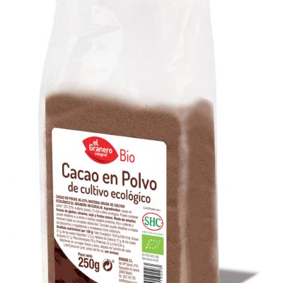 CACAO EN POLVO 20-22% MG  BIO 250 gr