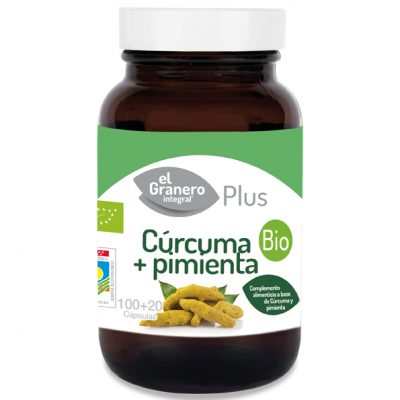 CURCUMA + PIMIENTA BIO 440 mg 100+20 Caps