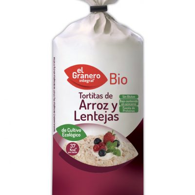 TORTITAS DE ARROZ Y LENTEJAS BIO 115 gr