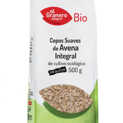 COPOS SUAVES DE AVENA INTEGRAL SIN GLUTEN BIO 500