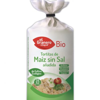 TORTITAS DE MAIZ BIO 110 gr SIN SAL AÑADIDA
