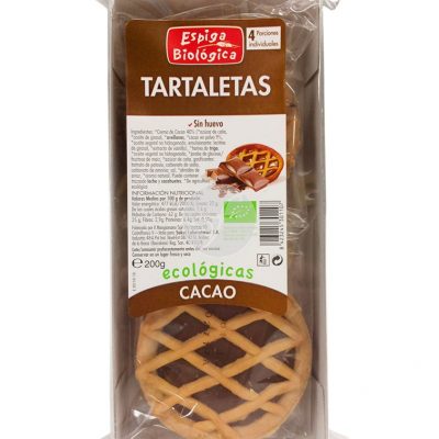 BIO TARTALETA CHOCOLATE ECO 4 ud