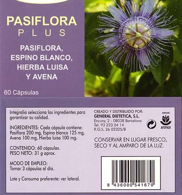 PASIFLORA PLUS 60 Caps