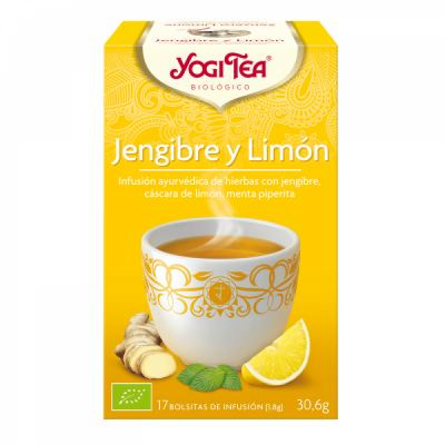 YOGI TEA  JENGIBRE Y LIMON 17 Bolsitas
