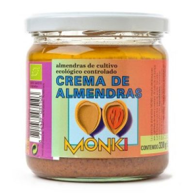CREMA DE ALMENDRAS MONKI 330 G BIO