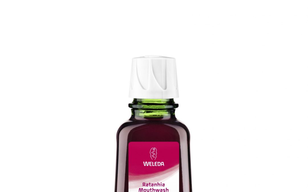 UE RGB Mouthwash Ratanhia Glass Bottle